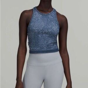 Lululemon Ebb to Street Cropped Racerback Tank Top